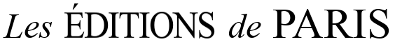 Logo des Editions de Paris